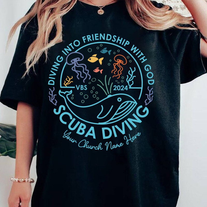 Scuba Diving VBS 2024 Custom Shirt, Christian Shirt, kids pastor Shirt, Bible Verse Shirt, Faith Shirt, Gift for Christiankids pastor2.jpg