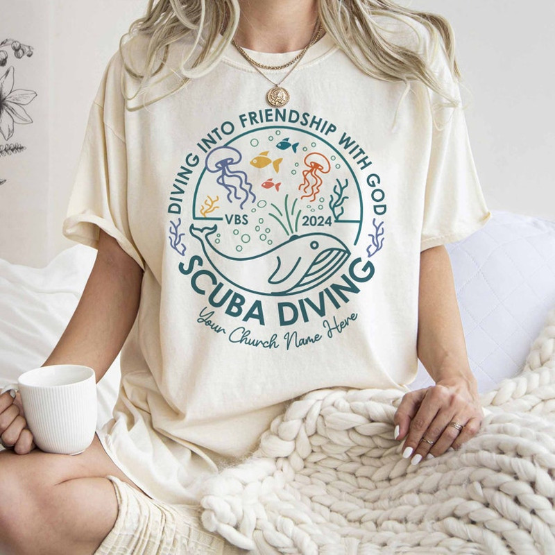 Scuba Diving VBS 2024 Custom Shirt, Christian Shirt, kids pastor Shirt, Bible Verse Shirt, Faith Shirt, Gift for Christiankids pastor3.jpg