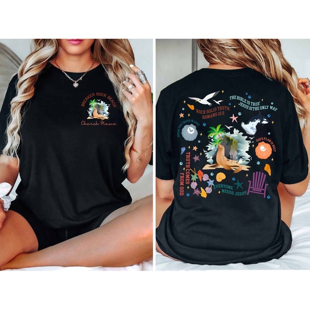 Vacation Bible School Custom Shirt, VBS Bible Verse Tee, Rock solid Truth, Matching Christian summer camp, Childrens Ministry Volunteer Tee2.jpg