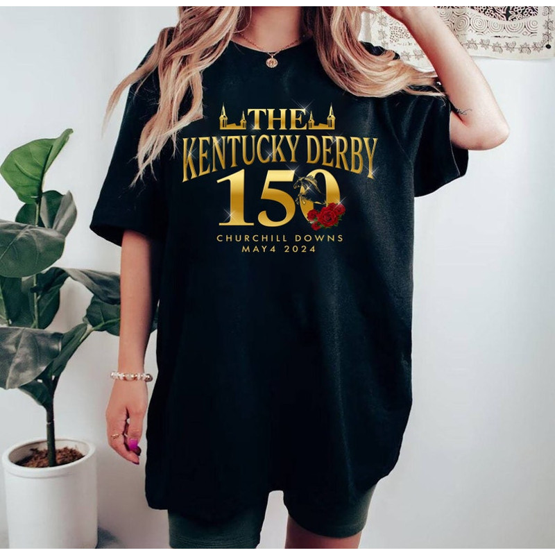 Kentucky 150 years of world class horse racing 2024 Shirt, Kentucky Derby 150th Anniversary Shirt, 150th Kentucky, Talk Derby To Me Tee2.jpg