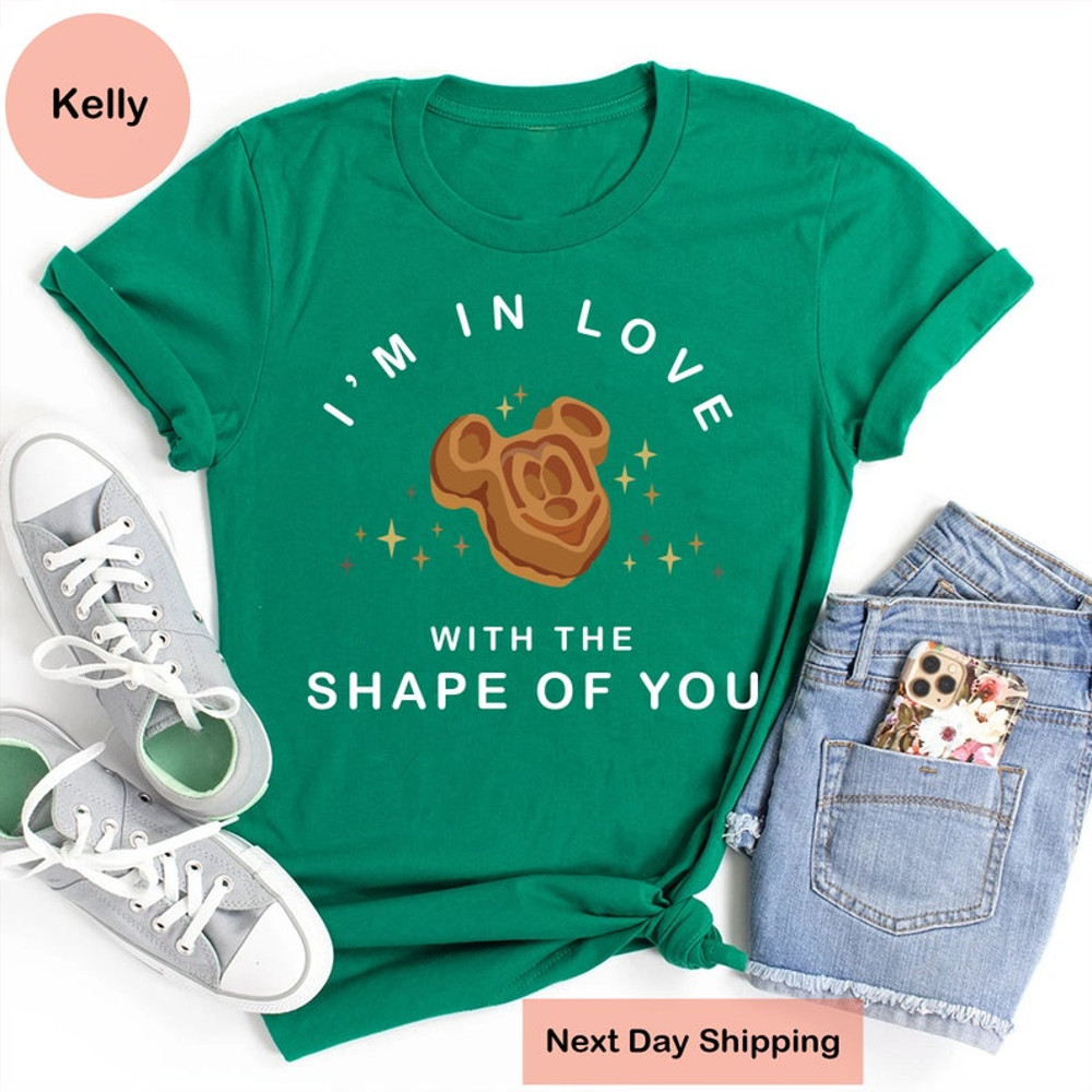 I'm In Love With The Shape Of You Shirt, Mickey Waffle Shirt, Disneyworld Family Shirts, Disney Shirt, Disney Snacks Shirt, Disneyland Shirt2.jpg