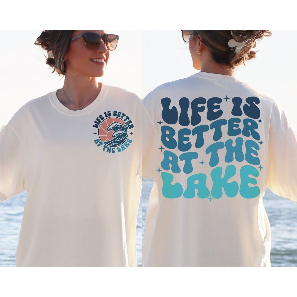 Life Is Better At The Lake SVG, Cute Summer Lake Vacation Digital Download, Lake Graphic, Cottage Life SVG, Lake Days Cut File For Cricut.jpg