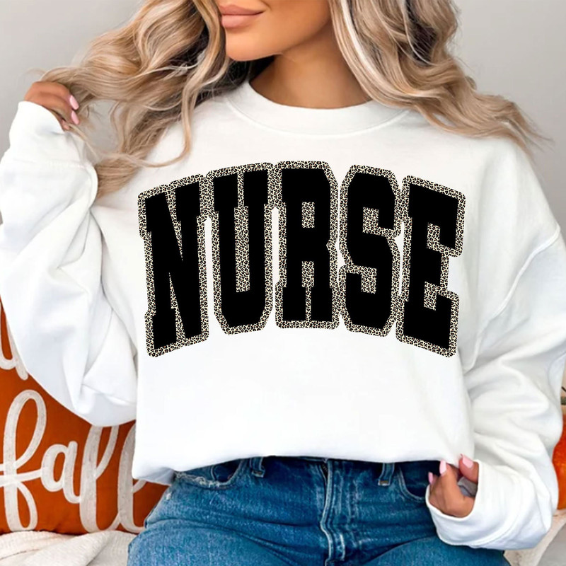 Nurse Leopard Print PNG Design, Nurse Png, Nurse Life Png, Nurse Practitioner, Nurse Shirt Png, Sublimation Designs, Digital Download.jpg