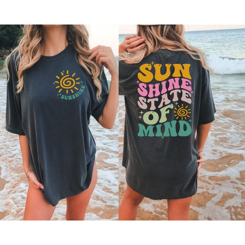 Sunshine State Of Mind PNG SVG, Retro Summer Sublimation, Popular Trendy Summer, Sunshine Png, Preppy Summer Design Png, PNG Sublimation.jpg