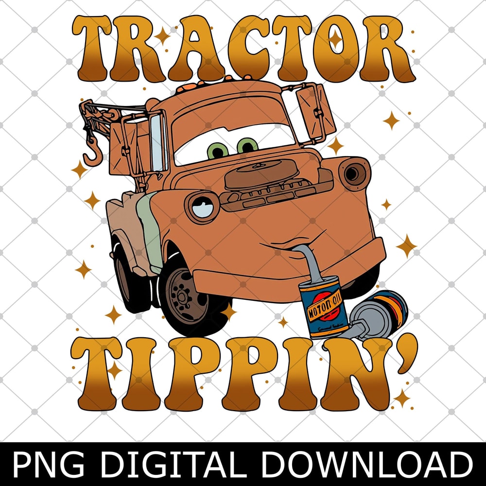 Cars Tow Mater Tractor Tippin Png, Tow Mater Funny Png, Cars Racing Lover Png.jpg