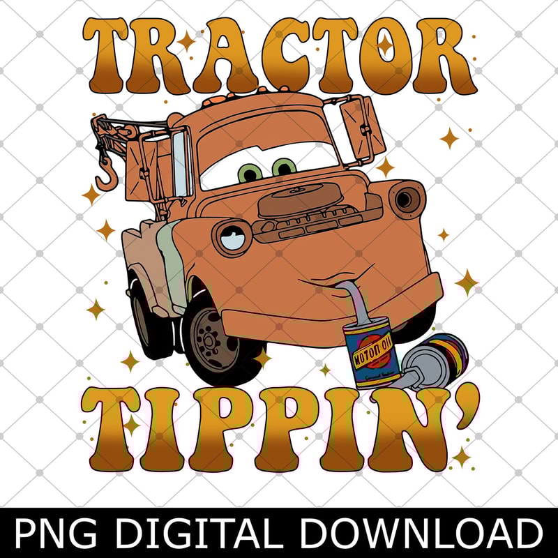 Cars Tow Mater Tractor Tippin Png, Tow Mater Funny Png, Cars Racing Lover Png.jpg