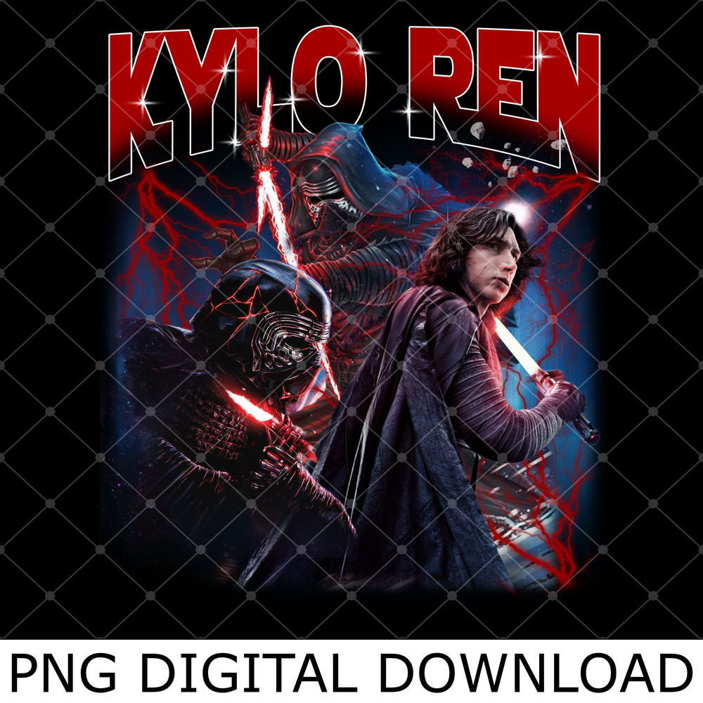 Kylo Ren Retro Png, Kylo Ren Vintage Graphic Png, Kylo Star Movie Wars Png.jpg