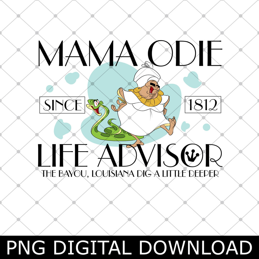 Mama Odie Since 1812 Life Advisor Png, Mama Odie Princess And Frog Png, Mama Odie Bayou Png.jpg