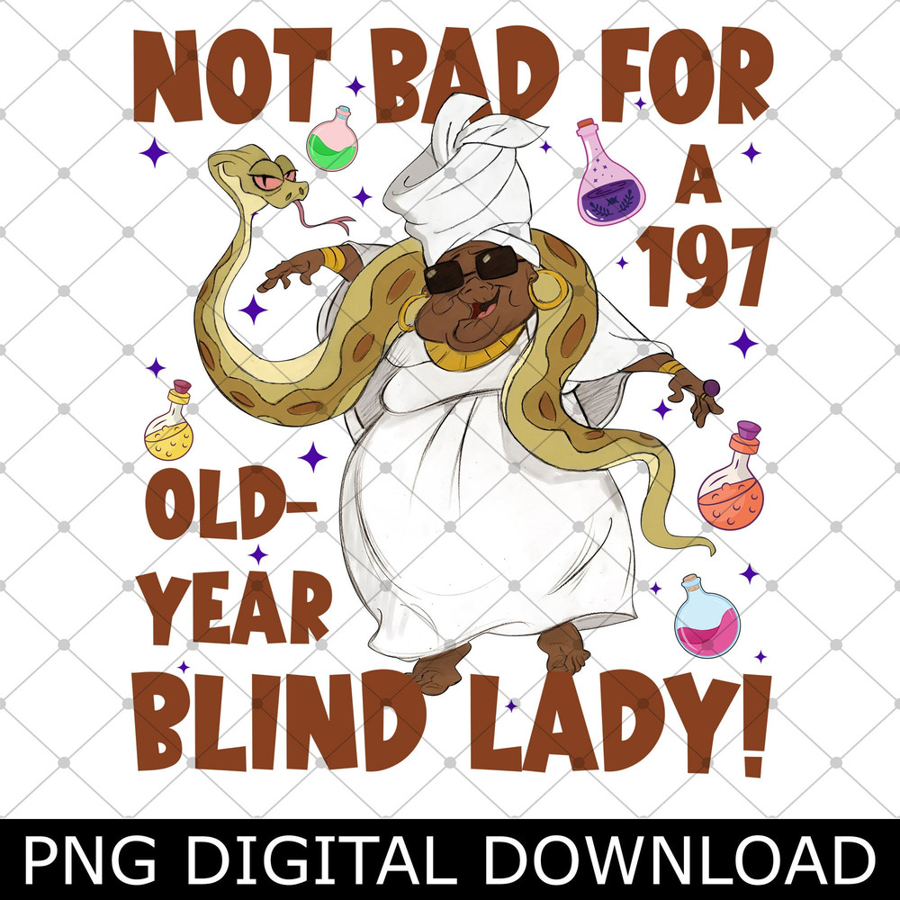 Mama Odie Not Bad For A 197 Year Old Blind Lady Png, Mama Odie Princess And Frog Png.jpg