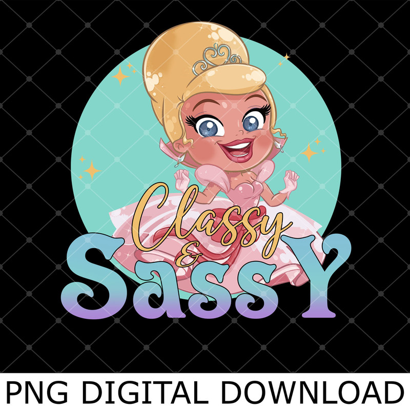 Retro Charlotte Classy And Sassy Png, Charlotte La Bouff Princess And Frog Png.jpg