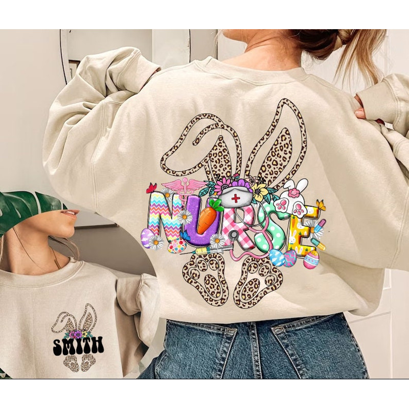 Easter Nurse Bunny Png, Custom Bunny Nurse Easter Png, Chillin With My Peeps Png, Easter Shirt Png, Cute Easter Png, Nurse Crew Png.jpg