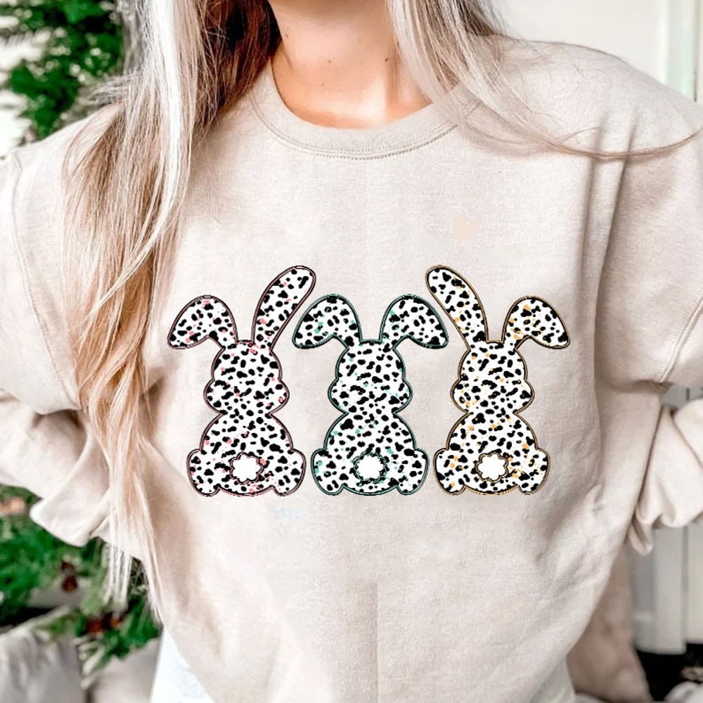 Grunge Dalmatian Bunny Png, Happy Easter Png, Easter Bunny Png, Retro Easter Png, Bunny Png, Dalmatian Easter Png, Easter Shirt Png.jpg