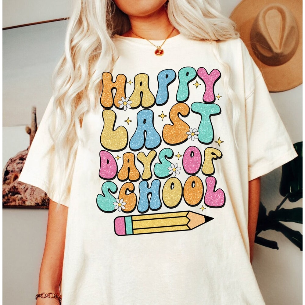 Happy Last Day Of School Png, Rock The Test Png, Staar Day Png, End Of School Png, Retro Teacher Png, Class Dismissed Png, End Of School Png.jpg