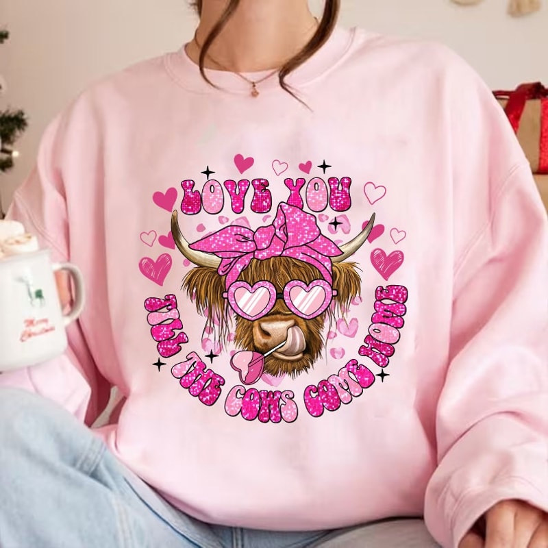 Heifer Valentine Png, Highland Cow Valentine Png, Valentine Day Western Country Png, Love You Till The Cows Come Home, Funny Valentines Png.jpg