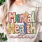 Mental Health Matters Floral PNG, Faux Embroidery, Mental Health Png, Motivational Png, Self Love Png, Mental Awareness Png, Sublimation.jpg