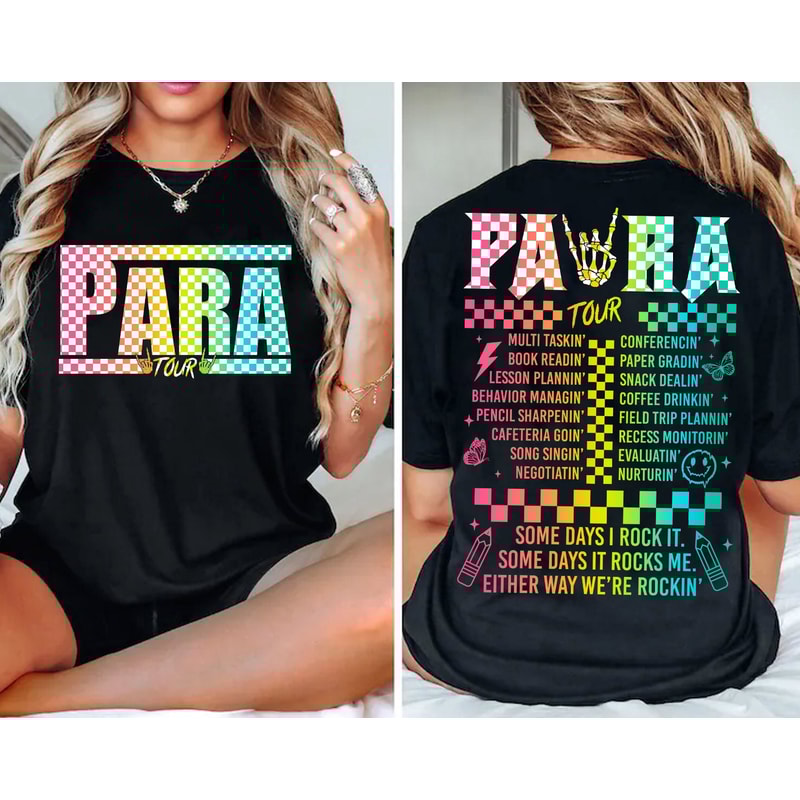 Retro Teacher Tour Png, ABCD Para Tour Png, Funny Parapro Png, End of Year Png, Teacher Gift, Kindergarten Teacher Png, Elementary School.jpg