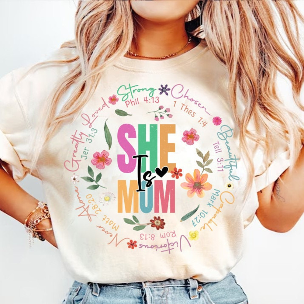 She is Mom PNG, Retro Mother PNG, Blessed Mom Png, Mom Shirt, Mom Life Png, Mother's Day Png, Mom Png, Gift for Mom, Retro Mama Quotes.jpg