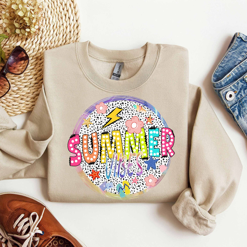 Summer Vibes Dalmatian Dots Png, Summer Vibes PNG, Digital Download Png, Bright Doodle, Lake Days Png, Hello Summer png, Beach png, Vacation.jpg