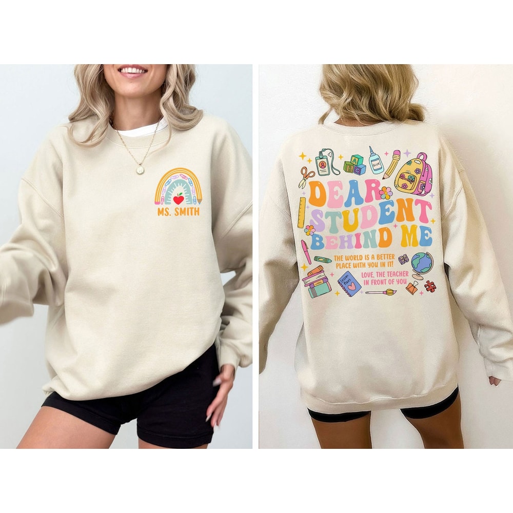 Teacher Png, Dear Student Behind Me Png, Inspirational Teacher, Teacher Appreciation, Back To School,Kindergarten Teacher,100 Days Of School.jpg