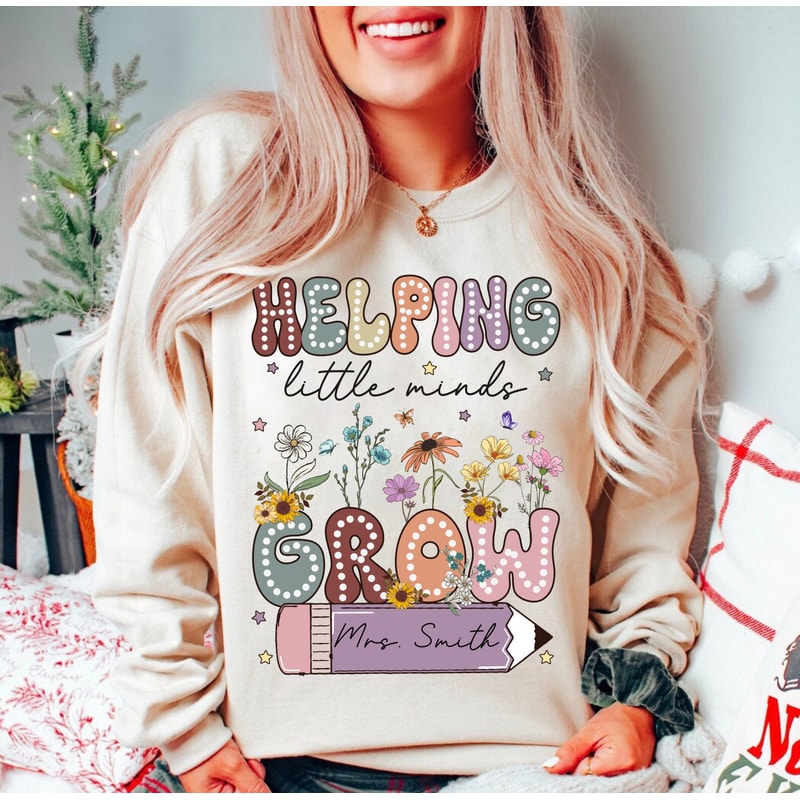 Teacher Wildflowers Png, Helping little minds Grow Png, Teacher Pencil Png, Teach Love Inspire, Teacher Floral Png, Teacher Appreciation 1.jpg