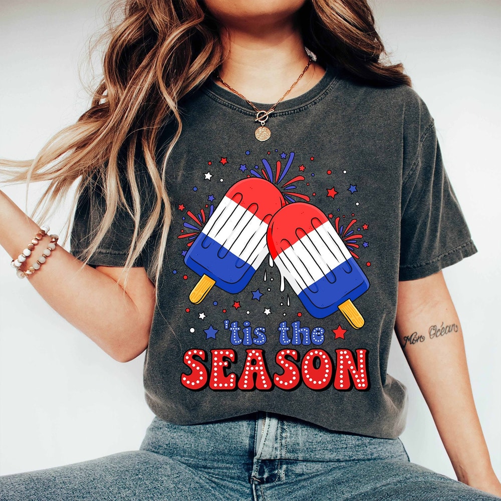 Tis The Season PNG, America Popsicle Png, 4th Of July Png, Fourth Of July Shirt Png, Independence Day Png, Patriotic Png, Digital Download.jpg