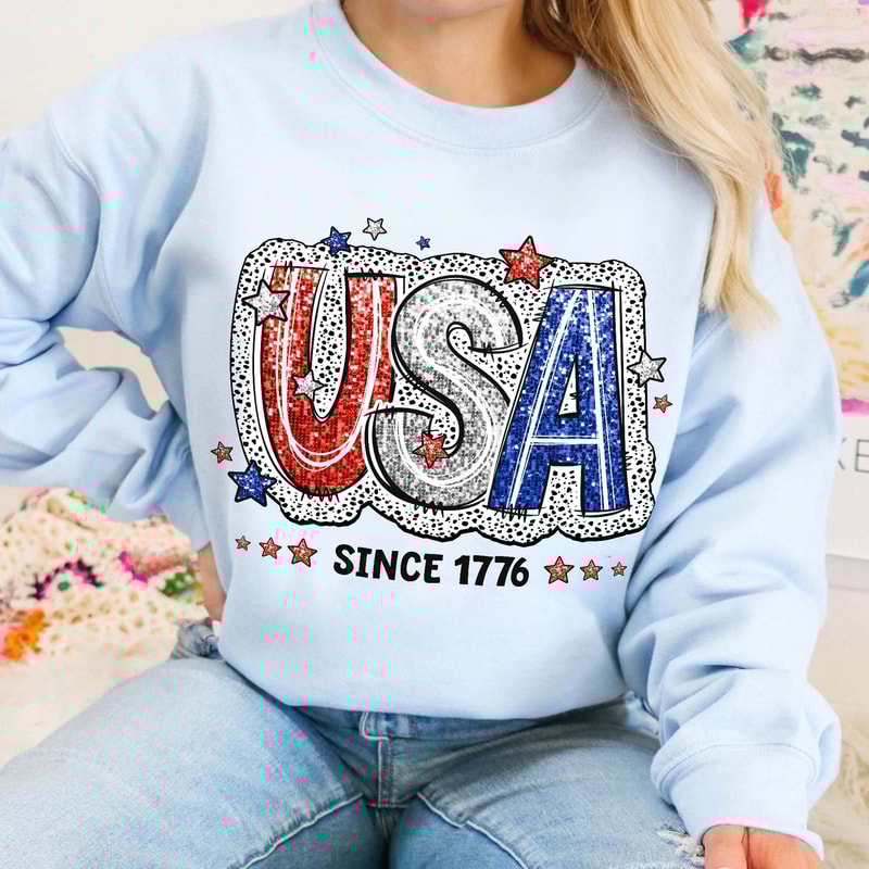 USA Since 1776 glitter Png, America Dalmatian Dots png, Independence Day, 4th of July png, Dalmatian 4th of july png, USA sublimation File.jpg