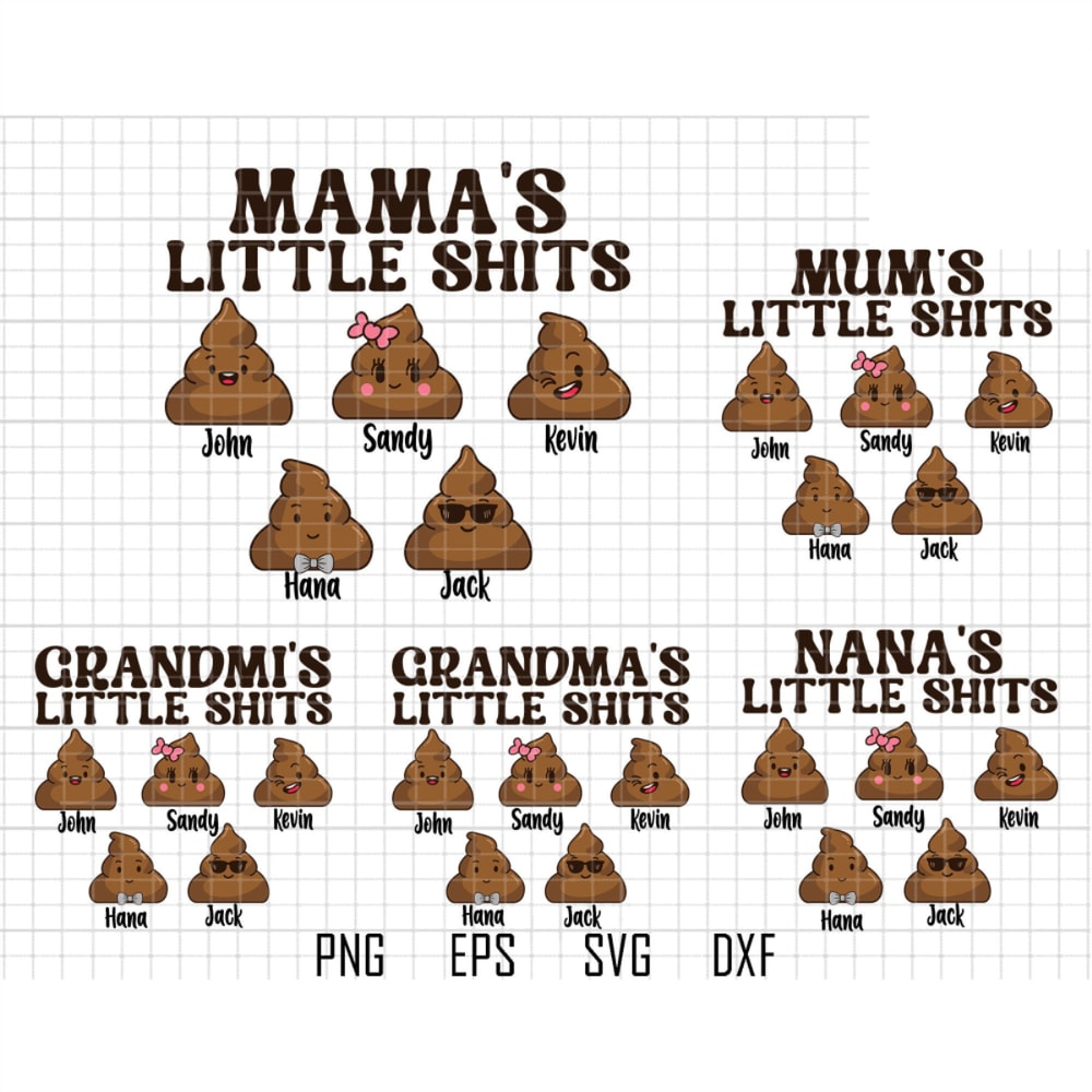 Personalized Mama's Little Shts Svg Bundle, Mum Grandmi Grandma Nana Svg,Custom Cute Kids Svg, Mother's Day Svg, Dum Jokes Svg,Funnymom Svg.jpg