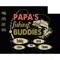 Personalized Papa's Fishing Buddies Svg, Bass Fisherman Svg, Custom Name, Father's Day Svg, Best Dad Ever Svg, New Dad Announcement Svg.jpg