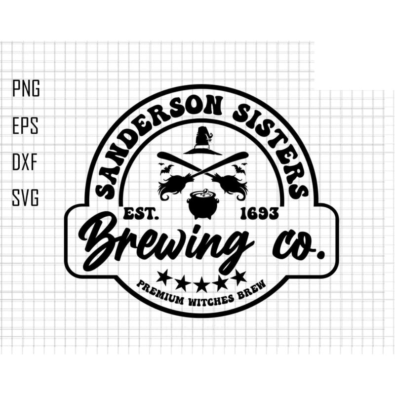 Salem Sister Svg, Witches Brewing Co Svg, Halloween Sign Svg, Trendy Hallween Svg, Witch Svg, Witchy Quotes, Silhouette, Svg File for Cricut.jpg