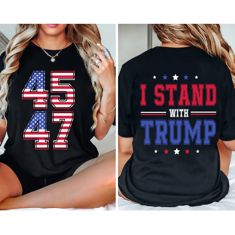 2 Sides I Stand With Trump SVG PNG, Trump 2024 Svg, Free Trump Svg, Awakened Patriot, Trump Biden American Flag, Trump Wanted For President.jpg