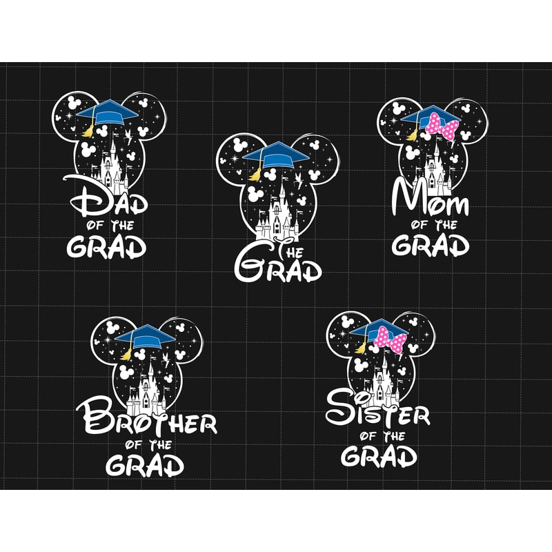 Bundle Family Of The Grad 2024 Svg, Graduation 2024 Svg, Graduation Senior 2024 Svg, Graduation Trip Svg, Family Matching Shirt, Castle Svg.jpg