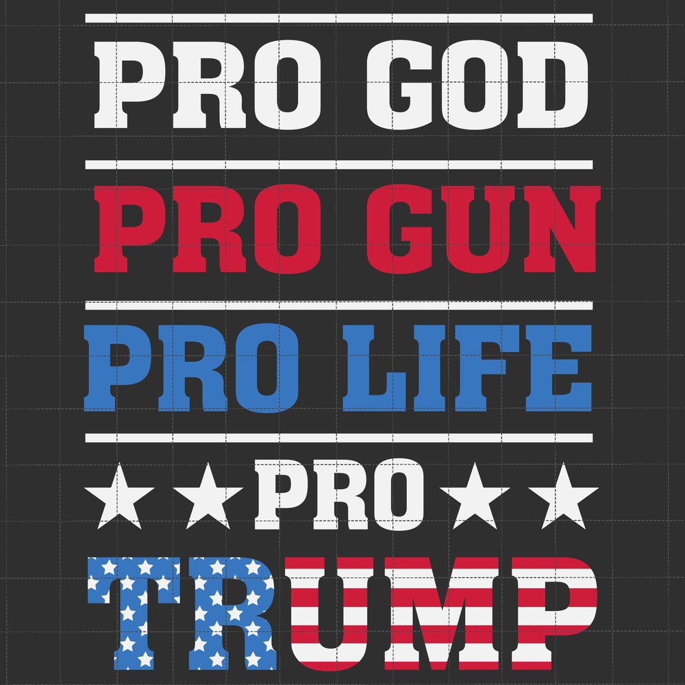 Pro God Pro Gun Life Pro Trump Svg, Trump 2024 Svg, Great Maga King Svg, Trump Biden American Flag Svg, USA Patriotic, Awakened Patriot Svg.jpg