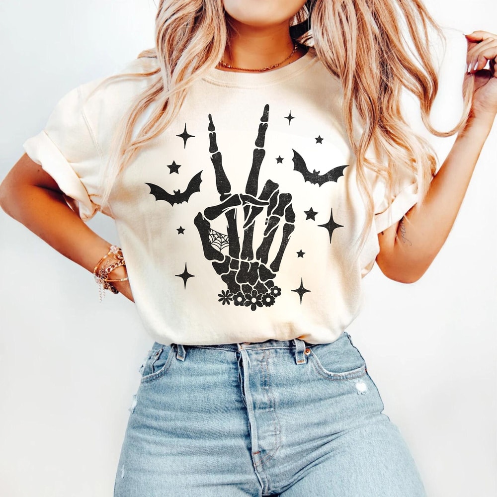 Skeleton Hands SVG Skull Skeleton Hand Halloween svg Rack Hand Svg Middle Finger svg Cricut Cut Files Instant Download.jpg