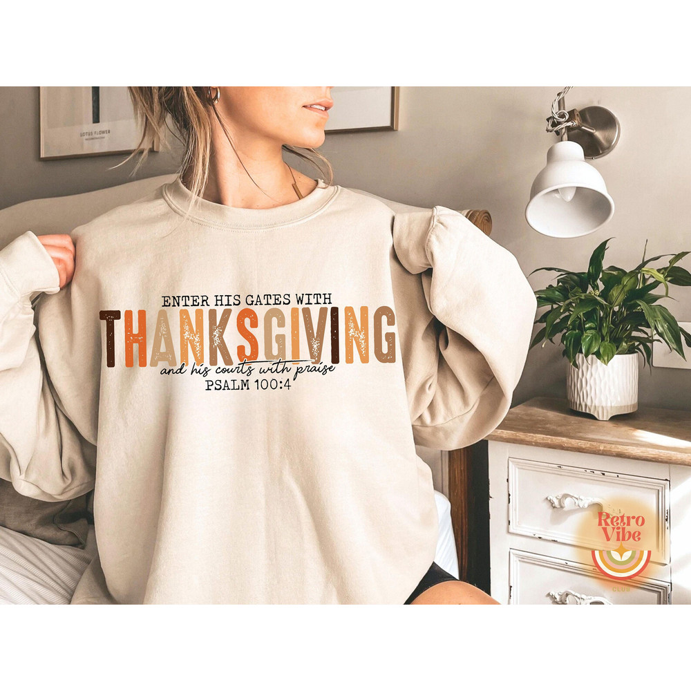 Thanksgiving Sublimation Design PNG Digital Download  Hand Drawn Printable Art  Whimsical  Give Thanks  Christian Bible Verse.jpg