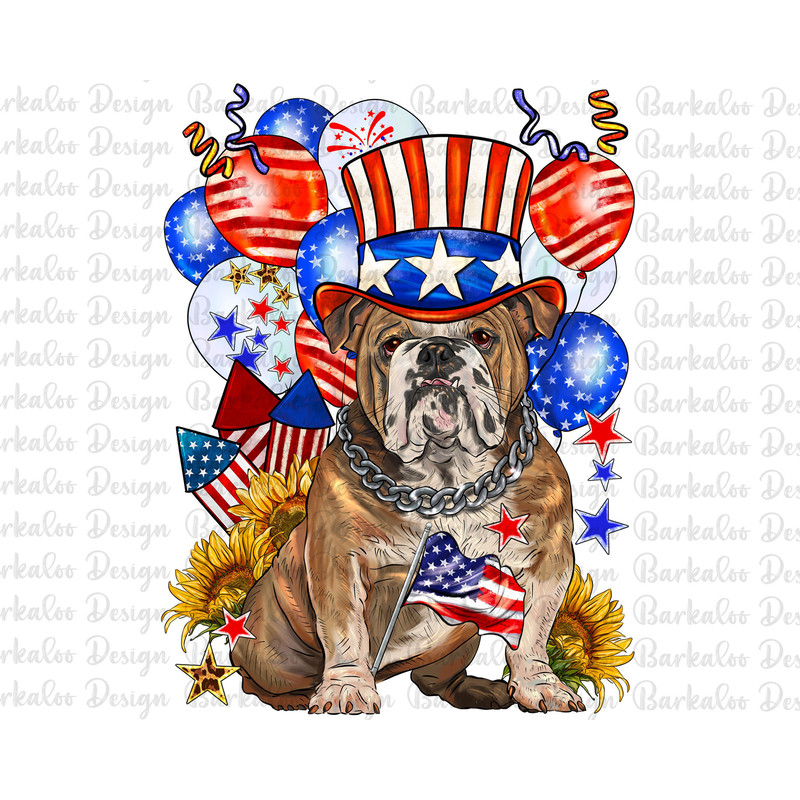 4th Of July English Bulldog Png Sublimation Design, English Bulldog Png, Usa Flag Baloons And Sunflower Png, Bulldog Png Digital Downloads.jpg