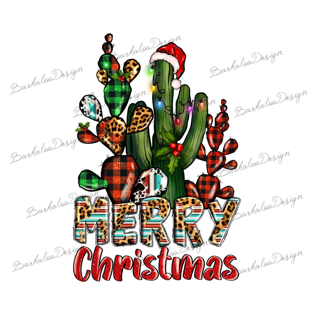 Cactus Merry Christmas PNG Sublimation Design, Merry Christmas Png, Cactus Tree Merry Christmas,Western Merry Christmas PNG,Digital Download.jpg