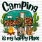 Camping Is My Happy Place Caravan And Gnome Png, Campfire Png, Camp Life Sublimation Png, Camping Sublimation, Camping Clipart, Leopard Camp.jpg