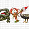 Christmas Alligator Pelican Crawfish Png Sublimation Design, Merry Christmas Png, Christmas Animal Png, Happy New Year Png, Digital Download.jpg