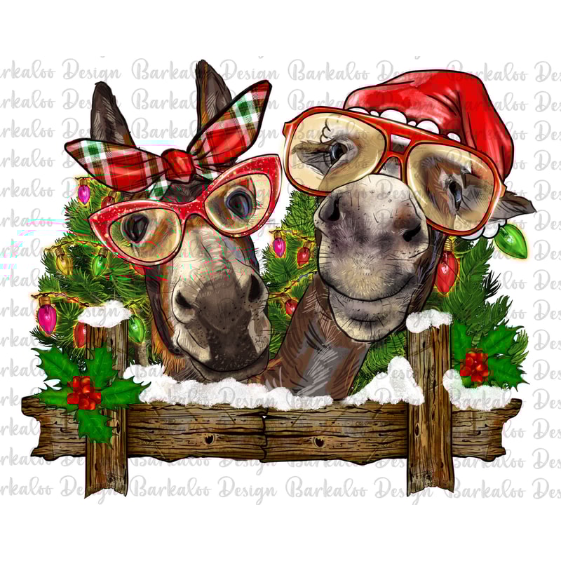 Christmas Donkeys Png Sublimation Design, Christmas Png, Merry Christmas Png, Christmas Donkeys Png, Merry Christmas Png, Digital Download.jpg