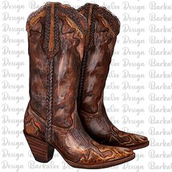 cowboy boots png sublimation design, cowboy boots png