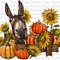 Donkey With Sunflowers And Pumpkin Png Sublimation Design, Donkey Png,Farm Animals Png, Farm Png,Farm Donkey Png,Animal Design Png Downloads.jpg