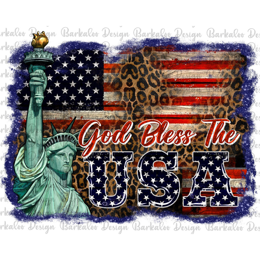 God Bless The USA Statue Of Liberty Png, USA Statue Of Liberty Png, Happy 4th Of July Png, Independence Day Png, Digital Downloads.jpg