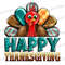 Happy Thanksgiving PNG Sublimation Design, Western Happy Thanksgiving PNG, Thanksgiving PNG, Western Turkey Png, Turkey Png,Digital Download.jpg