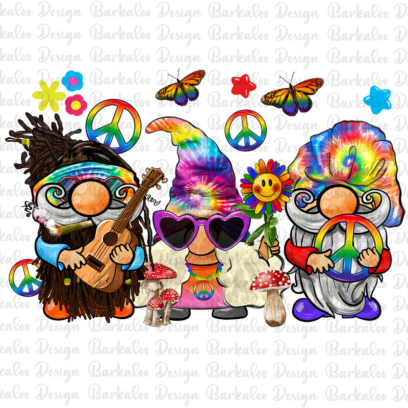 Hippie gnomes png sublimation design download, Hippie soul png, Hippie png, cute gnomes png, gnomes png, sublimate designs download.jpg