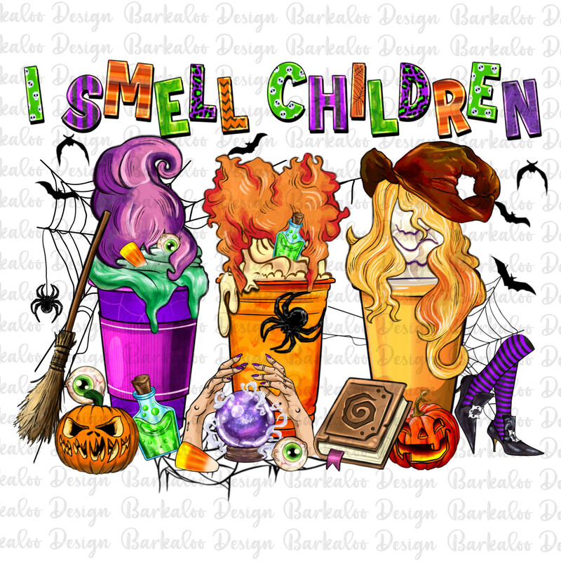 I smell children png sublimation designs download, Halloween coffee cups png, Happy Halloween png, spooky vibes png, sublimate download.jpg
