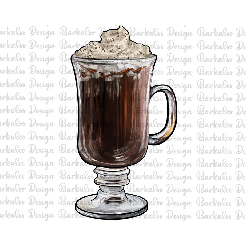 Irish Coffee Png Sublimation Design, Hand Drawn Coffee Png, Coffee Clipart, Irish Coffee Png, Coffee Love Png, Coffee Png, Digital Download.jpg
