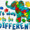It's Okay To Be Different Elephant Autism Awareness Png Sublimation Design, Autism Elephant Png, Autism Puzzle Png, Autism Png Downloads.jpg