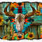 Leopard Horn Bull Skull With Aztec Background Png Sublimation Design, Western Bull Skull Png, Aztec Bull Skull Background Png Downloads.jpg