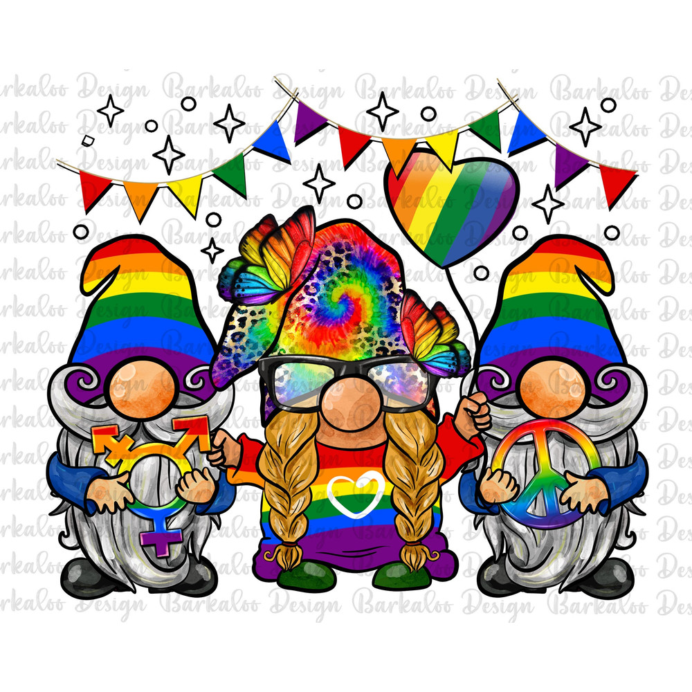 Lgbtq+ Gnomes Png Sublimation Design, Lgbtq+ Png, Colorful Gnomes Png, Pride Png, Love Is Love Png, Hand Drawn Gnomes Png, Digital Download.jpg