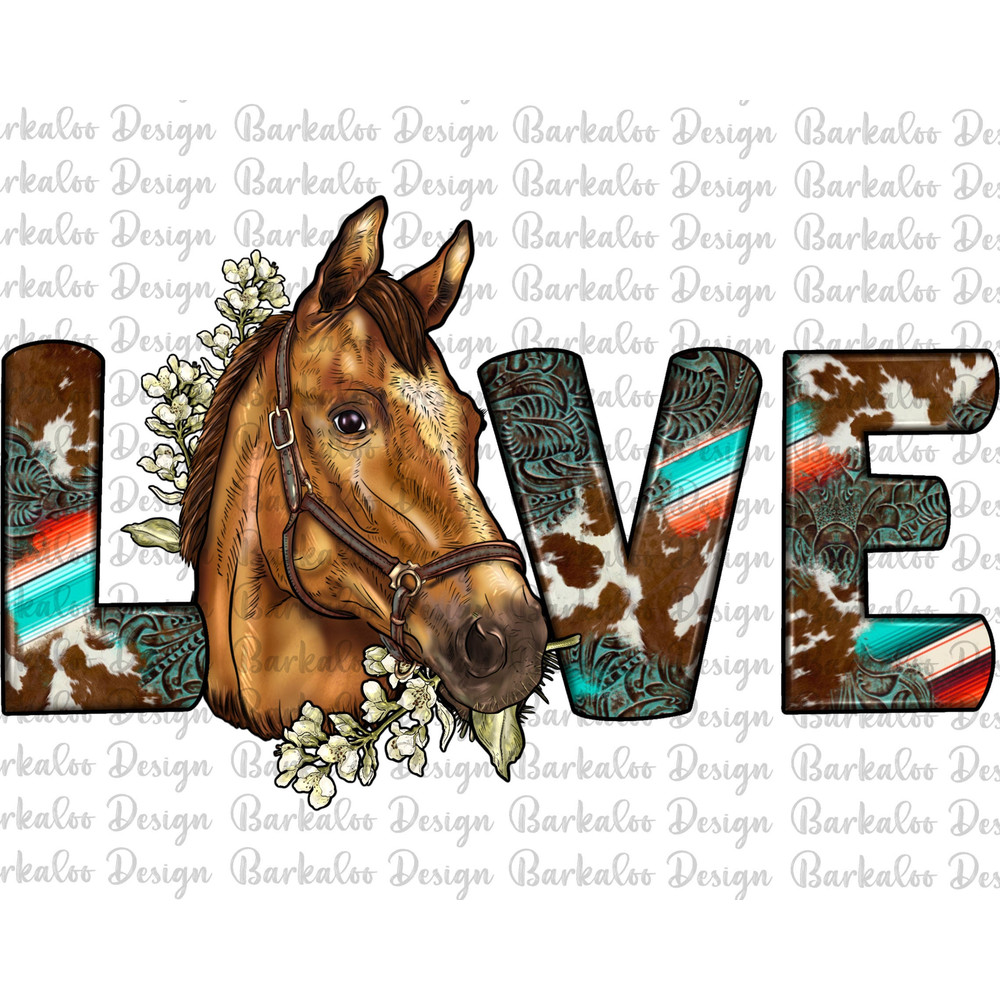 Love Horse Png Sublimation Design, Cowhide Png, Western Love Png, Serape Love Png, Horse Png, Western Design Sublimation Png Downloads.jpg